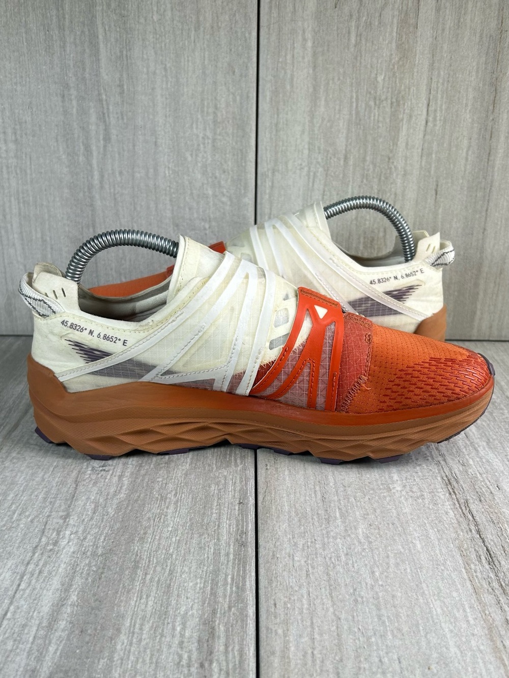 Altra Mont Blanc BOA Orange Trail Running Shoe Athletic Sneaker Women’s Size 9.5 - Picture 4 of 10